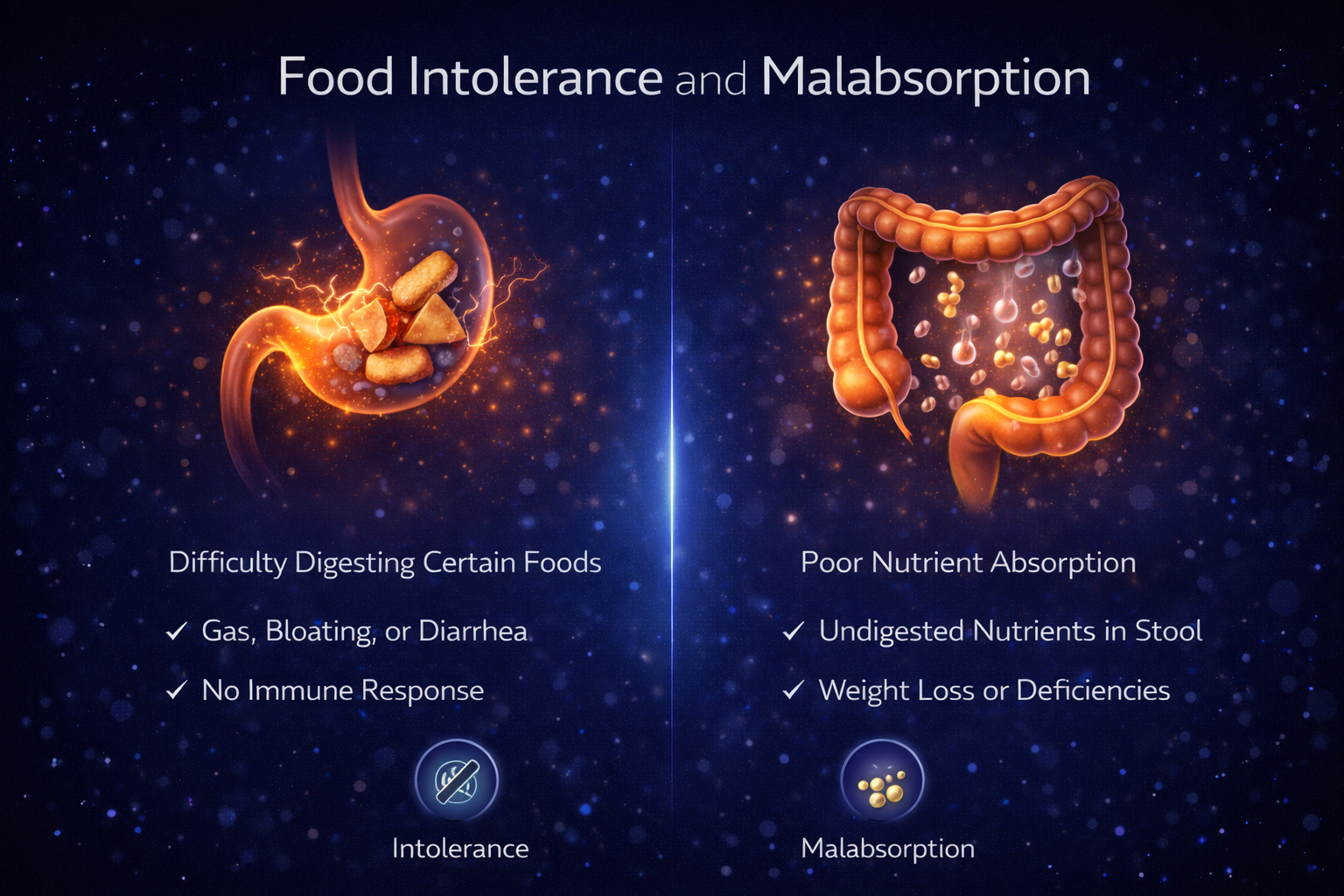 Food intol n diarrhea